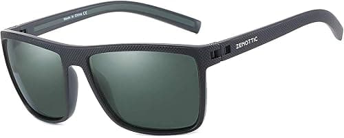 ZENOTTIC Polarized Sunglasses for Men Lightweight TR90 Frame UV400 Protection Square Sun Glasses on Amazon - Best Deal Finder