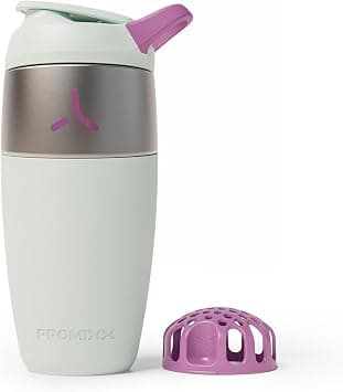 Promixx Pursuit Stainless Steel Shaker Bottle - 26oz Lightweight Metal Protein Mixer with Snap-Fit Agitator for Smooth Shakes - Leak-Proof Gym Shaker Cup for Fitness & Travel - Seagrass Green on Amazon.ae - Price Tracker