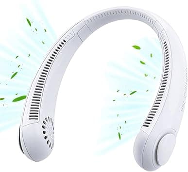 Portable Neck Fan, USB Rechargeable Hands Free Bladeless Personal Mini Fans, 3 Speeds Adjustable, Wearable Personal Cooling Fan for Traveling, Sports, Office on Amazon.ae - Price Tracker