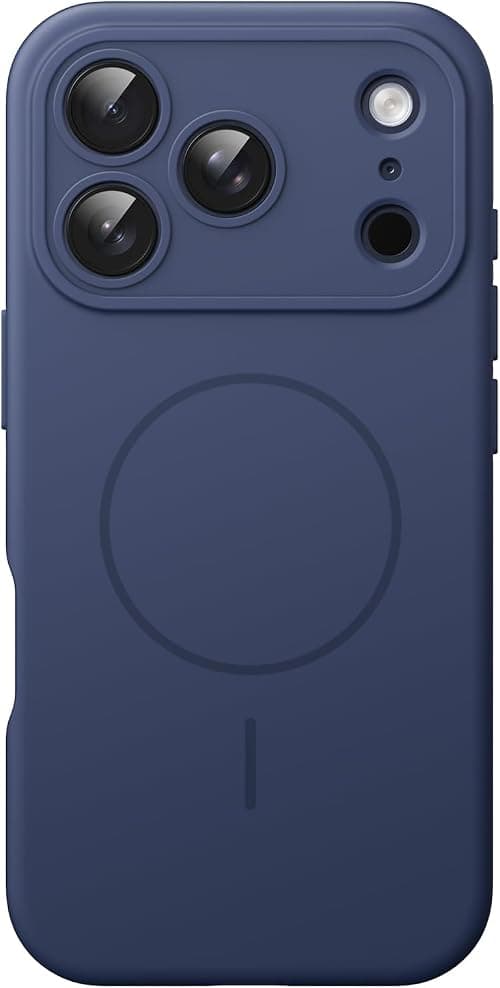 JETech Magnetic Silicone Case for iPhone 17 Pro Max, Dark Blue على Amazon.ae - متتبع الأسعار
