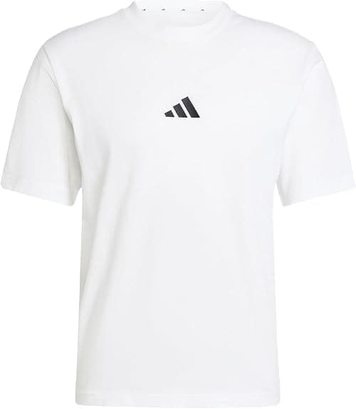 adidas Essentials Small Logo Single Jersey Tee Men's T-Shirt on Amazon - Best Deal Finder