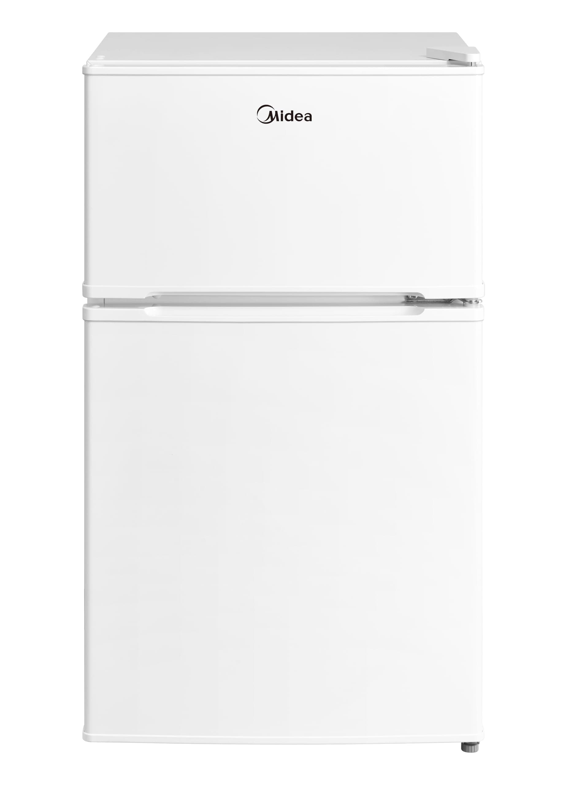 Midea 134L Gross & 87L Net Double Door Refrigerator with Separate Chiller Compartment, 2L Bottle Holder, Mini Fridge for Kitchen, Bedroom, Office & Bar, Inverter Quattro, White - MDRT134FGE01AE on Amazon.ae - Price Tracker