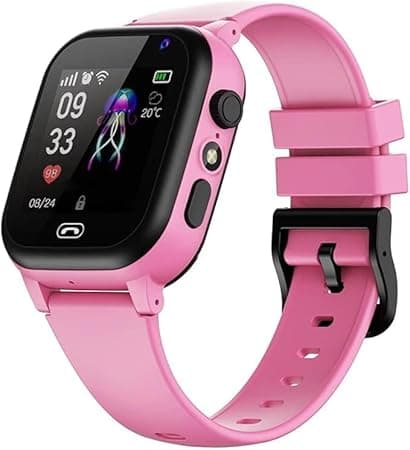 Kids Multifunction Smart Watch, 1.44 inch Display, GPS, Waterproof, Anti-Lost, Multi-Language Support, Gift for Girls and Boys, pink on Amazon.ae - Price Tracker