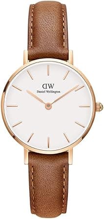 Daniel Wellington Women's Analogue Quartz Watch with Leather Strap on Amazon.ae - Price Tracker
