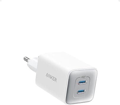 Anker 47W USB-C Charger, 523 Charger (Nano 3), Compact 2-Port GaN Fast Charger (White) | Anker Nano 3 523 ładowarka USB-C, 47 W, GaN, 2 portty, szybkie ładowanie, biała على Amazon.ae - متتبع الأسعار