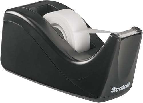 Scotch Desktop Tape Dispenser, Great for Gift Wrapping, Black Two-Tone, 1 Dispenser/Pack (C60-BK) on Amazon.ae - Price Tracker