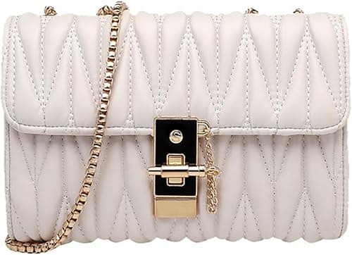 Crossbody Shoulder Bag for Women, PU Leather Shoulder Handbags Women Ladies Chain Wallet Purses on Amazon.ae - Price Tracker
