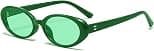 Retro Oval Sunglasses for Women Men Fashion Small Oval Sunglasses 90s Vintage Shades - Amazon.ae Price Tracker