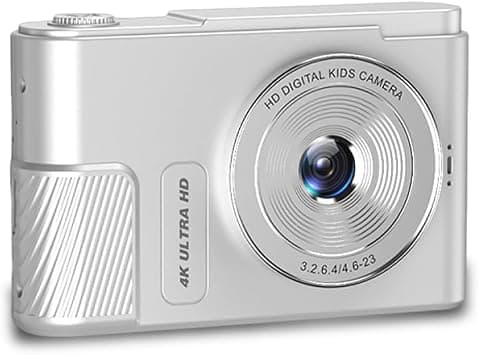 Digital Camera, 48MP 4K 1080P Camera with 2.4in HD Screen, 18X Zoom Anti Shake, Wrist Strap, Compact Portable Small Point and Shoot Camera for Kid Student Children Teen Girl Boy على Amazon.ae - متتبع الأسعار