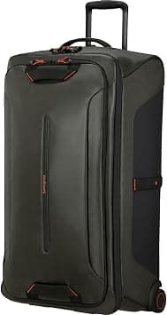 Samsonite Paradiver Wheeled Duffle Bag 79 cm / 29 inch, Ivory|Reflective Pattern|TSA Lock|ID Tag|Spacious Interior|Water Repellent Material|Recyclex Material Technology - 3 Years Global Warranty على Amazon.ae - متتبع الأسعار
