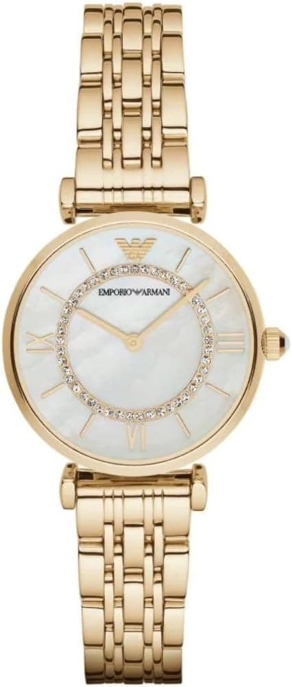 Emporio Armani Women's Two-Hand, Stainless Steel Watch, 32mm case size on Amazon - Best Deal Finder