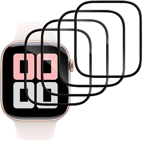 Pack of 4 Ultra Clear Tempered Glass Screen Protector for Apple Watch Series 11 GPS 42 mm Protective Film, Anti-Scratch Protective Glass for Tempered Glass Apple Watch Series 11 GPS 42 mm Screen on Amazon.ae - Price Tracker