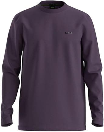 BOSS Men's Long Sleeve Stretch Cotton T-Shirt with Contrast Logo on Amazon.ae - Price Tracker