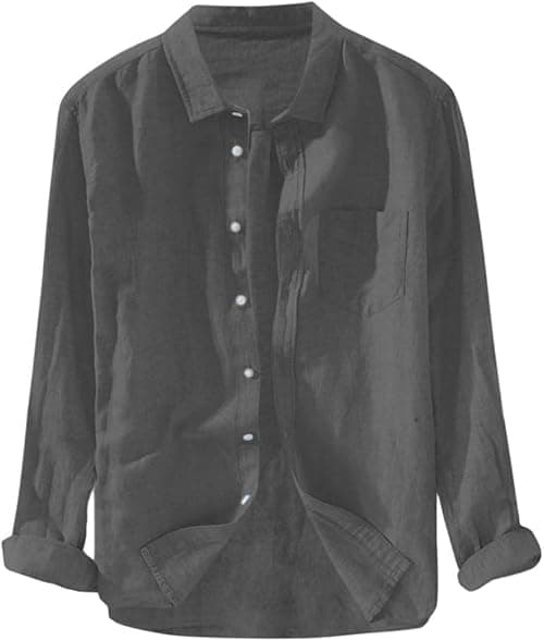 Mens Long Sleeve Button Down Shirt Men's Hawaiian Shirt on Amazon - Best Deal Finder