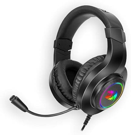 سماعة راس سلكية HYLAS H260 RGB لالعاب الكمبيوتر، PS5/PS4، Xbox One - اسود، من ريدراجون على أمازون - دليلك لأفضل العروض