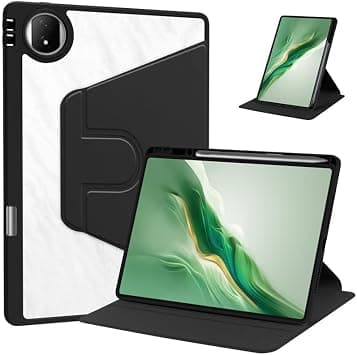 Gruattreay Clear Case Compatible with Honor MagicPad 2 12.3 Inch 2024,Acrylic Transparent Rotating Protective Case,Multi-View Stand,with Pen Slot,Auto Sleep/Wake (Black) on Amazon.ae - Price Tracker