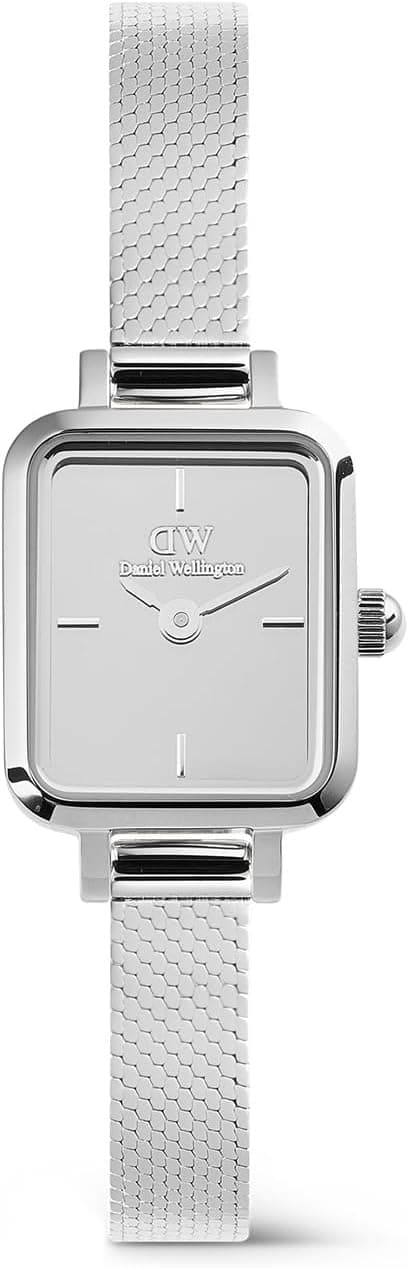 Daniel Wellington DW00100800 Quadro Mini Reflection Stainless Steel Watch for Women, 15.4 mm x 18.2 mm Size, Silver on Amazon.ae - Price Tracker