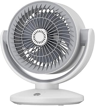 USB Desk Fan, 180°Vertical Manual +90°Oscillating Mini Air Circulator Fan with Remote, 3 Speeds, Powerful Airflow, Portable Quiet Fan for Home, Kitchen, Office, KS-2023 (White) on Amazon.ae - Price Tracker