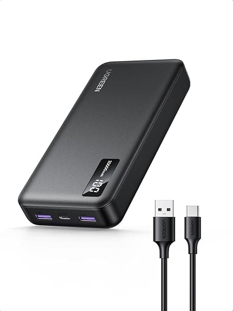 UGREEN Power Bank 20000mAh, 22.5W Portable Charger Fast Charging PD 3.0 USB C Input&Output Battery Pack with Digital Display Include Cable for iPhone 17/16/15, Galaxy S25U/S24, iPad, AirPods, etc on Amazon.ae - Price Tracker
