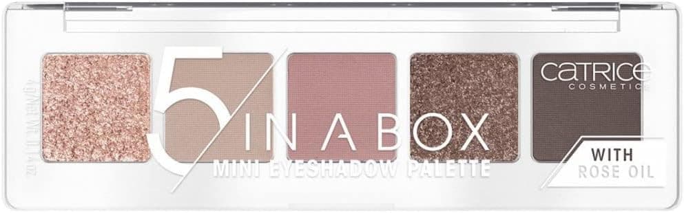 Catrice 5 in A Box Mini Eyeshadow Palette, Eyeshadow No. 020 Soft Rose Look, Multicoloured, 5 Pink Tones, with Oils, Intense, Matte, Metallic, Shimmer, Vegan, Nano Particles Free (4g) on Amazon.ae - Price Tracker
