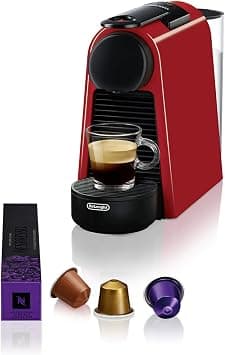Nespresso DELONGHI Essenza Coffee EN85 | DELONGHI Red Automatica | Coffee machine, ultra-compact design, 25 seconds. Heating time, 2 cup sizes, automatic. Shut-off, 19 bar pressure - Amazon.sa Price Tracker