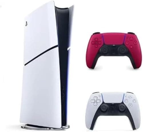 Sony PlayStation 5 Slim Digital Edition with Extra Dualsense Red Controller - International Version على Amazon.sa - متتبع الأسعار