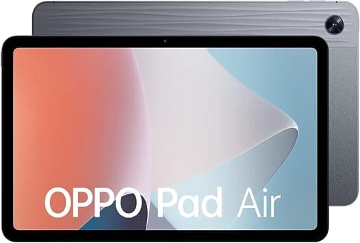 OPPO Pad Air, WiFi 5, 6.94mm Ultra Slim & Light Body, 2K Eye Care Display, Qualcomm Snapdragon 680 8 Core 6nm Processor, Smart Multitasking, 64GB 4GBRAM Grey, Standard على Amazon.ae - متتبع الأسعار