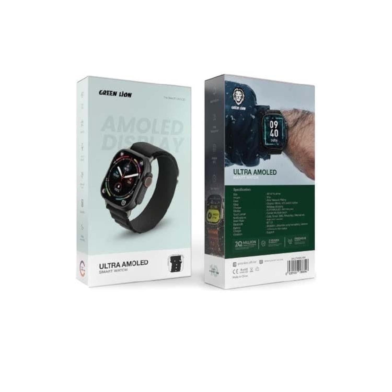 Green Lion Ultra Amoled Smart Watch on Amazon.ae - Price Tracker