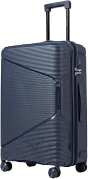 Cruiser Elite PP Hard Shell 28 Inch Luggage Dark Blue, Large Check-In Trolley Suitcase with Lightweight Design, Spinner Wheels, Secure Lock and 2 Year Warranty on Amazon - Best Deal Finder