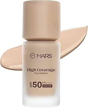 MARS High Coverage Liquid Matte Foundation | Blemish Free & Blendable Foundation for Makeup (40ml) (SHADE-04) on Amazon.ae - Price Tracker