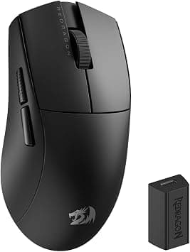Redragon M916 PRO Wireless Gaming Mouse 3 Modes, Hyper-Speed 4K Query Rate, Ultra Lightweight 49G 26K DPI with Natural Ergonomic Handle, Redefined Macro Keys, Support on Amazon - Best Deal Finder