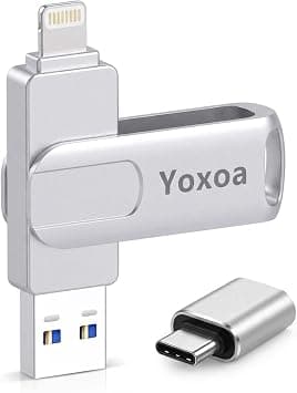 MFi Certified 512GB Flash Drive for iPhone & iPad, High-Speed Photo Stick for External Memory Storage, Backup & Transfer Files, USB Stick for iPhone/iPad/iOS/Android/PC (Available Space: ~484GB)Silver على Amazon.ae - متتبع الأسعار