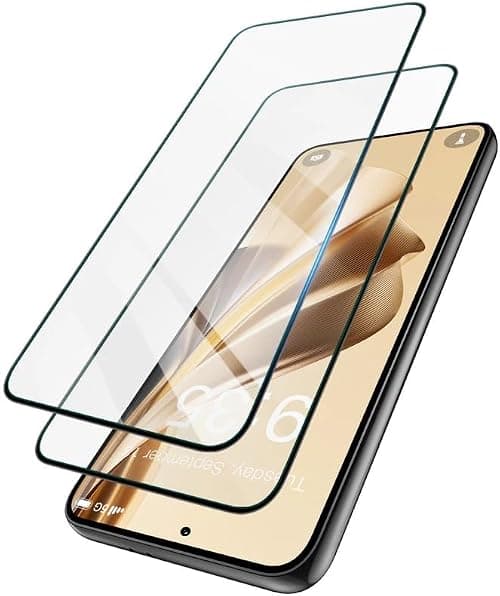 2Pack Tempered Glass Screen Protector for, 9H Hardness, Anti-Scratch, High Clear, Anti-Shatter, Bubble Free Easy Install (Samsung Galaxy M17) على Amazon.ae - متتبع الأسعار