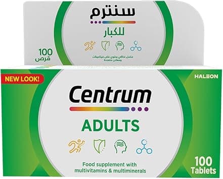 Centrum Food Supplement with Multivitamins & Multimineral Adults 100 Tabs - Amazon.sa Price Tracker