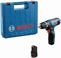 Bosch LI Professional, 12V, 06019F3070, Blue, 2 x 1.5 Ah Batteries with Charger and Carry Case - متتبع أسعار Amazon.sa