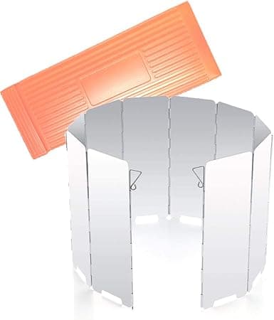 Excefore Camp Stove Windshield 10 Plates Aluminium Windscreen for BBQ Picnic Camping Equipment Outdoor Camping Stove Windshield 10 Plates Foldable Aluminum Cooker Windscreen for Picnic on Amazon.ae - Price Tracker