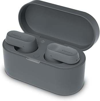 Philips Adaptive ANC True Wireless Earbuds, 3000 Series, Awareness Mode, Dynamic Bass, 24H Playtime, IPX4, Multipoint Bluetooth, Grey, TAT3509GY/97 on Amazon.ae - Price Tracker
