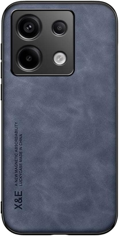 Kepuch Silklike Case for Redmi Note 13 Pro - Cover Bumper Built-in Metal Plate for Redmi Note 13 Pro - Blue على Amazon.ae - متتبع الأسعار
