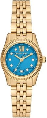 Michael Kors Lexington Watch for Women, Quartz Movement with Stainless steel or Leather strap - متتبع أسعار Amazon.sa