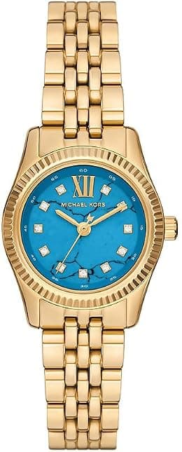 Michael Kors Lexington Watch for Women, Quartz Movement with Stainless steel or Leather strap - متتبع أسعار Amazon.sa
