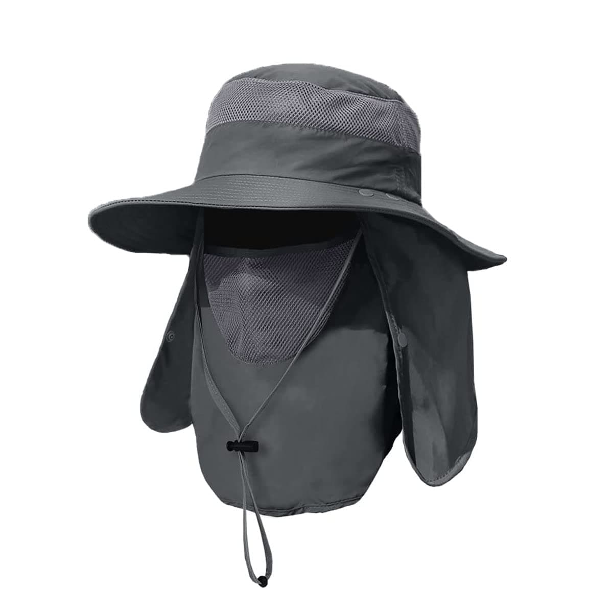 Wawasia Men Fishing Hat with Face Neck Flap, Outdoor Wide Brim UPF 50+ Sun Protection Cap for Hiking, Garden on Amazon.ae - Price Tracker