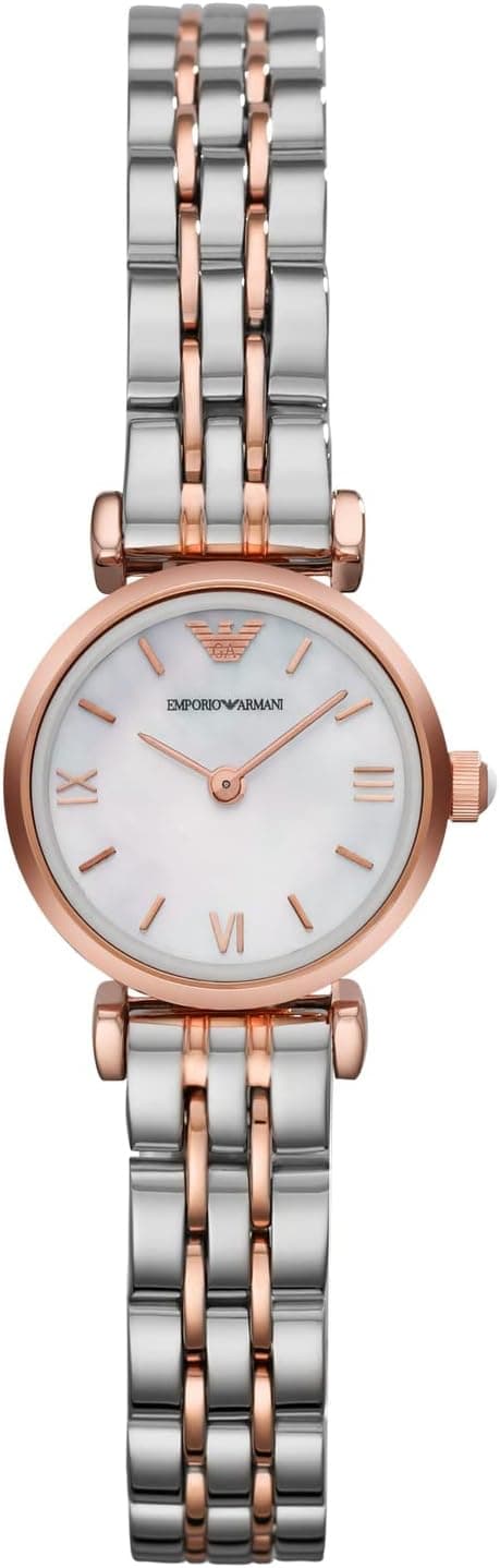 Emporio Armani Women's White Dial Stainless Steel Band Watch - Ar1764, Multicolour Band, Analog Display on Amazon.ae - Price Tracker