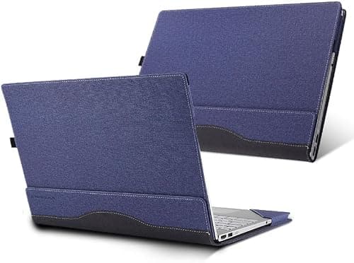 Gruattreay Detachable Case Compatible with ASUS Zenbook 14 OLED UX3405 2024 14-inch Laptop Sleeve PU Leather Bag Notebook Protective Skin with Pen Holder (Dark Blue) on Amazon.ae - Price Tracker