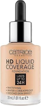 Catrice HD Liquid Coverage Foundation, Makeup, No. 025 Warm Oat, Nude, for Combination Skin, for Blemished Skin, Long-Lasting, Mattifying, Blurring, Matte, Vegan, Oil-Free, Waterproof (30ml) on Amazon.ae - Price Tracker