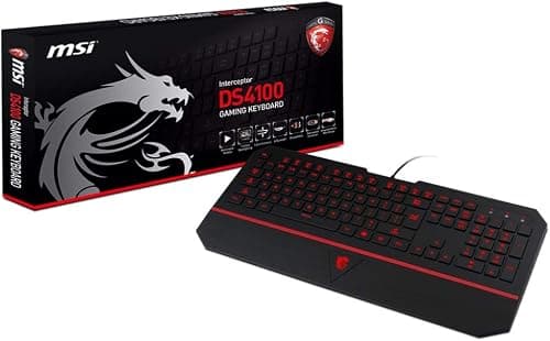 MSI INTERCEPTOR DS4100 GAMING KEYBOARD on Amazon.ae - Price Tracker