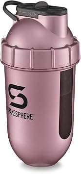 ShakeSphere Tumbler View - 700 ml Rose Gold Black on Amazon.ae - Price Tracker