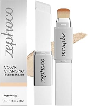 Ivory White Foundation Stick - Full Coverage Stick Foundation Makeup with Concealer,Smooth Foundation Cream for All Skin Types on Amazon.ae - Price Tracker