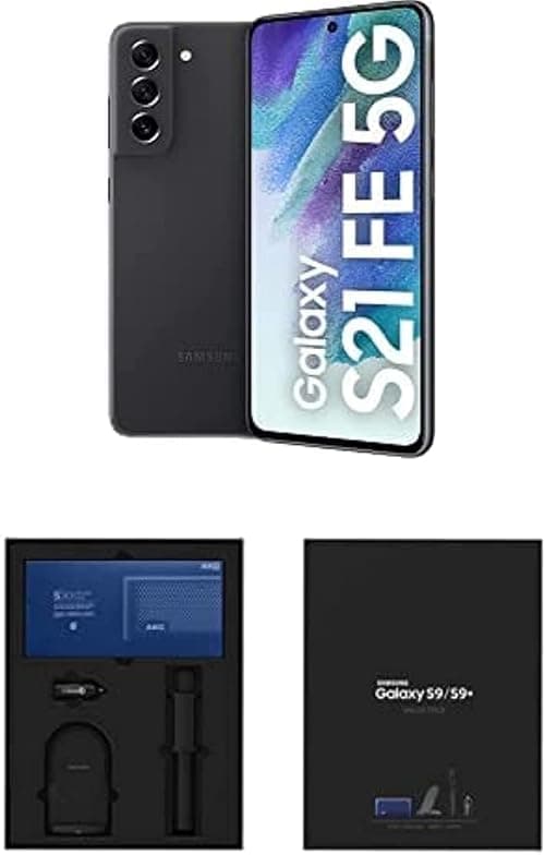 SAMSUNG Galaxy S21 FE Dual SIM Smartphone - 256GB, 8GB RAM, 5G, Graphite (KSA Version) +AKG 330 Bluetooth Speaker with Samsung wireless mobile charger and car charger on Amazon.sa - Price Tracker