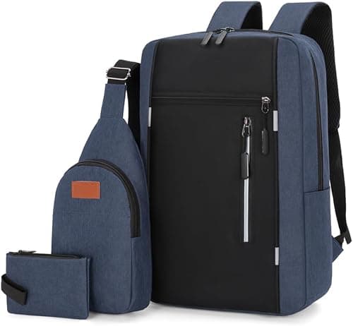 Laptop Backpack – Water-Resistant Business & Travel Backpack, Durable Anti-Theft Design with Multi-Compartment Storage, Lightweight Professional Work Bag, Fits 15.6 Inch Laptops على Amazon.ae - متتبع الأسعار