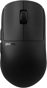Pulsar Gaming Gears X2H Crazylight Wireless Gaming Mouse, Ultra Lightweight 1.51 oz (43g), Optical Switch, 32000 DPI, 750 IPS, XS-1 Sensor, 8k Compatible (Medium, Jet Black) on Amazon - Best Deal Finder